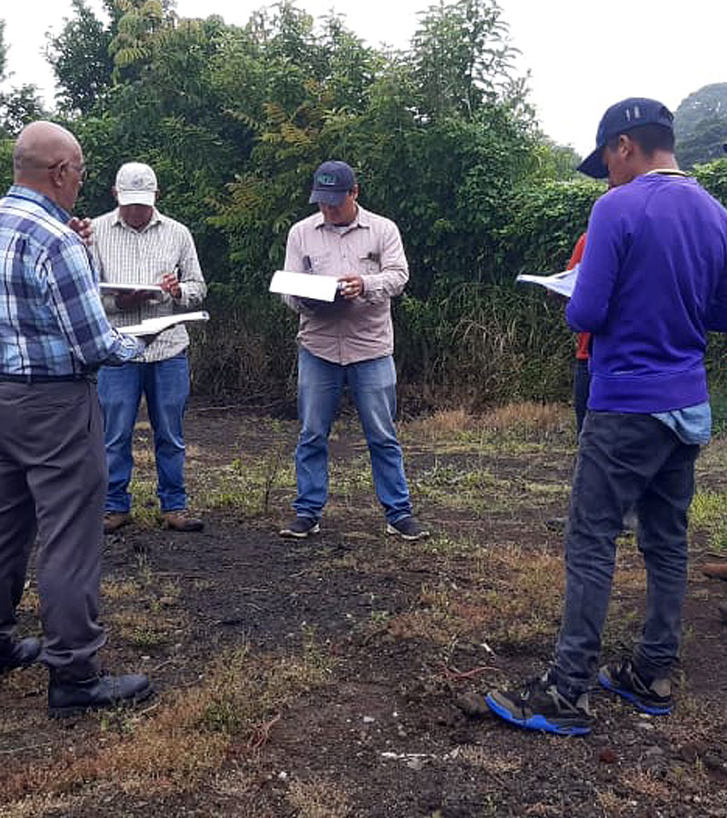 Nuestras capacitaciones son en el campo